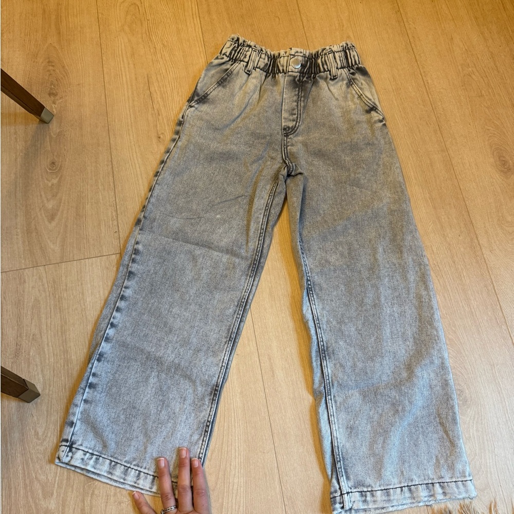 H&M Black and White Patterned Pants